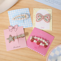 Cartes de présentation de bijoux minimalistes en papier, cartes d'emballage vierges écologiques pour boucles d'oreilles et colliers, étiquettes personnalisées pour épingles à cheveux