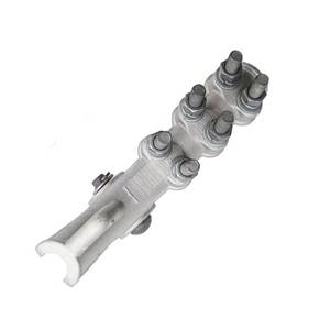Abrazadera de Anclaje de Tensión Tipo Perno de Aleación de Aluminio NLL-3 NLL-4 para Líneas Eléctricas Aéreas de 10kV ACSR LGJ y Conductores Desnudos - Product Image 3