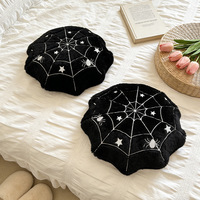 Cojín de Peluche con Diseño de Telaraña de Halloween, Juguete de Peluche Suave, Decoración para Escenas de Casas Encantadas, Cojín Personalizado para Sofá