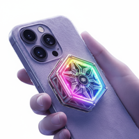 Support de téléphone magnétique RGB avec refroidisseur semi-conducteur pour jeux et streaming sur smartphone