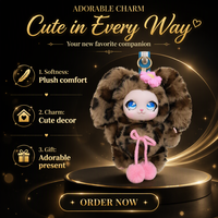 Peluche Lapin Vert à Motif Léopard, Jouet en Peluche à Longues Oreilles, Cadeau pour Enfants