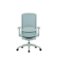 Chaise de bureau ergonomique et tendance, colorée, avec dossier en maille respirante, support lombaire, accoudoirs 4D et roulettes