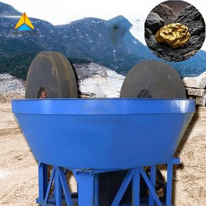 Rectifieuse de moulin à casserole humide Offre Spéciale à forte demande vente directe moteur de broyeur de matière première d'or broyeur de haute qualité - Product Image 1