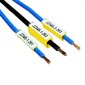 Envolver el Cable y poner una marca de identificación, rotuladores de alambre