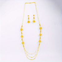 Parure collier et boucles d'oreilles de marque bon marché Parure collier ensemble collier personnalisé style indien Ensemble boucle d'oreille et bague à la main