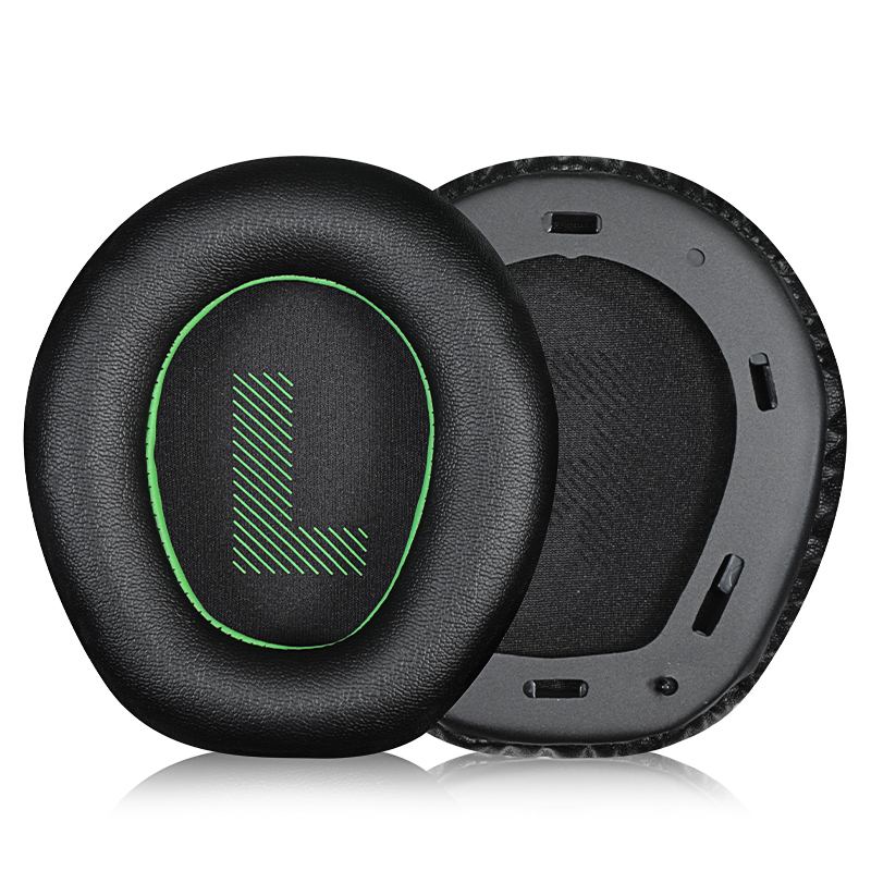 1 unidad de almohadilla de cuero proteico - Negro con estampado verde