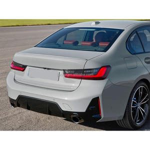 Difusor trasero, parachoques, alerón de barbilla, decoración de coche para <span class=keywords><strong>BMW</strong></span> 3 Series G20 G28 LCI <span class=keywords><strong>340</strong></span> <span class=keywords><strong>M</strong></span> Sports <span class=keywords><strong>2023</strong></span> +, parachoques trasero, protector de labios, kit de carrocería - Product Image 5