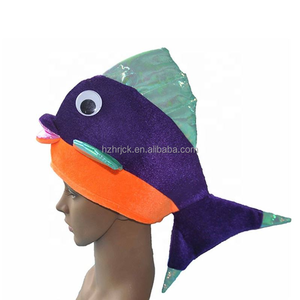 หมวกรูปปลาฉลามสำหรับผู้ใหญ่หมวกปลาทองหมวกสำหรับงานรื่นเริงสำหรับผู้ใหญ่ - Product Image 3