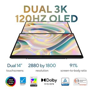 สำหรับ Zenbook X หน้าจอสัมผัส 14 นิ้ว Core Ultra 9 32GB 1TB 2.8K สำหรับทำงาน ธุรกิจ แล็ปท็อปใหม่เอี่ยมและคุ้มค่าสูง - Product Image 6