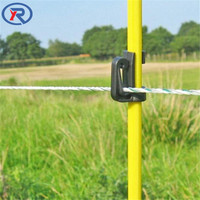 Elektrische afrastering stapelbare glasvezel paal voor paarden veeteelt boerderij elektrische afrastering