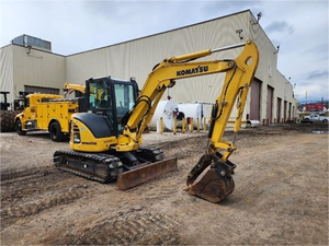 Mini-excavatrice d'occasion Komatsu Pc55, pas cher, d'origine japonaise, 5 tonnes, Komatsu Pc55 Pc55Mr, mini-excavatrice d'occasion - Product Image 6