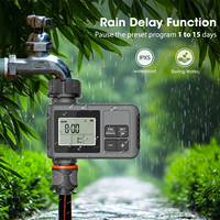 Temporizador de agua programable para exteriores para grifo de jardín IPX5 Temporizador de manguera impermeable con modo manual