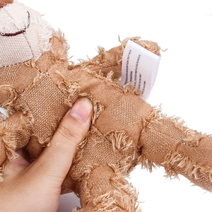 Private label maker stuffed Wholesale Natural packet personalized toy plush pet dog toy - Product Image 5