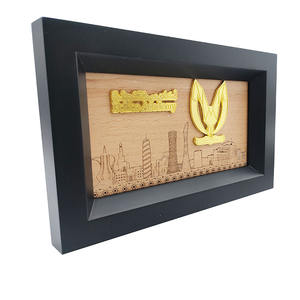 Plaque de récompense autorisée en métal personnalisé société excellent cadre photo de médaille de récompense du personnel - Product Image 3