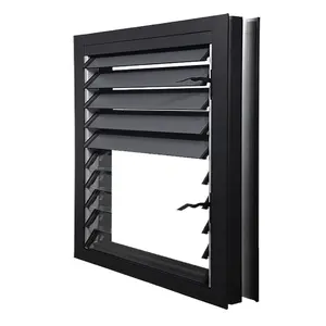 Commercial House Fixed High Quality Aluminum Louver Window