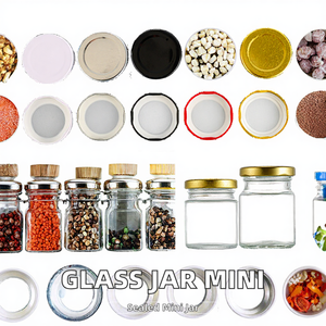 Household Small Transparent Birds Nest Glass <b>Jar</b> Honey Container Wedding Gift Airtight Mini Portioning <b>Pickles</b> Chili Plastic/ - Product Image 2