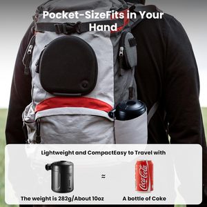 Pompe électrique portable pour gonflables : tentes, matelas pneumatiques, jouets <span class=keywords><strong>de</strong></span> piscine, bateaux pneumatiques, meubles gonflables – Pompe <span class=keywords><strong>de</strong></span> <span class=keywords><strong>voyage</strong></span> - Product Image 6