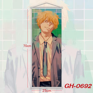 Décorer suspendus photos 25*70cm dessin animé décoration murale affiche défilement Makima tronçonneuses personnage Anime mur défilement - Product Image 1