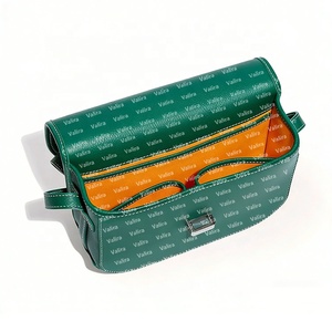 Borsa a Tracolla Vintage Trendy <span class=keywords><strong>in</strong></span> Pelle PU per Donna, Borsa a Sella con Monogramma e Motivo Chevron, Portatile - Product Image 2