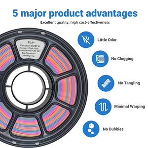 Filamento PLA de Seda 1.75mm Color Caramelo 1kg 330m Certificado CE Impresión Fácil para Impresora 3D Venta al por Mayor FDM - Product Image 3