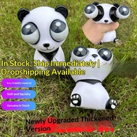 Jouet Squishy Panda avec Yeux Qui S'Élargissent pour Cadeaux Animaux, Vente en Gros OEM/ODM, Jouets Sensoriels Anti-Stress à Presser