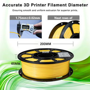<span class=keywords><strong>Filament</strong></span> d'impression <span class=keywords><strong>3D</strong></span> PETG <span class=keywords><strong>Bobine</strong></span> imprimée jaune - Product Image 4