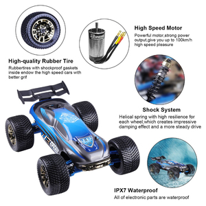 Camioneta RTR 1/10 <span class=keywords><strong>JLB</strong></span> J3 Speed 4WD 2.4GHZ RC Auto Todoterreno Resistente al Agua ESC 120A RC Car <span class=keywords><strong>JLB</strong></span> Truggy - Product Image 6