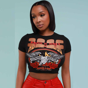 Camicia da donna Vintage Rock Music Band, magliette Casual estive a maniche corte per angosciato - Product Image 2