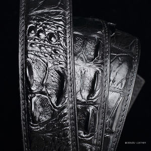 Nouvelle Arrivée Ceinture En Cuir Véritable Homme Haute Qualité Marque 100% Véritable Crocodile Ceintures en Cuir pour Hommes Fabricants - Product Image 5