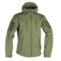 Veste d'hiver tactique à coquille souple pour hommes, veste à capuche chaude à motif de peau de requin, veste imperméable de chasse et de randonnée en plein air