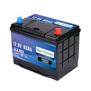 Batería AGM de 12V 80Ah de alta resistencia para arranque y parada, para autos de lujo, SUV y camiones, venta al por mayor directa de fábrica OEM - Product Image 2