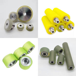 Rodillo de Poliuretano Personalizado Anticorrosivo de POM, Nylon, PU, Plástico, Polea Recubierta de PU con Rodamiento para Puerta Corredera - Product Image 2