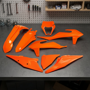 XFUN KTKIT527127-6212 per EXC-F 350 2020-2023 Arancione 127 Kit in Plastica con Supporto Faro Accessori Moto - Product Image 3