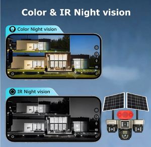 Camera năng lượng mặt trời Hieasy AOV 4 ống kính, camera <span class=keywords><strong>PT</strong></span>, 8MP, tích hợp pin, phát hiện người bằng AI, tầm nhìn ban đêm màu sắc, chống nước, an ninh ngoài trời - Product Image 5