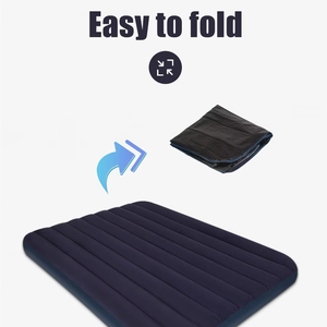 Lit pliant double moderne et confortable <span class=keywords><strong>en</strong></span> PVC, portable, pour l'extérieur, la <span class=keywords><strong>voiture</strong></span>, le camping, la chambre, l'hôtel, les voyages <span class=keywords><strong>en</strong></span> famille, <span class=keywords><strong>matelas</strong></span> pneumatique - Product Image 6