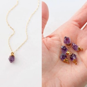 Women Crystal <strong>Jewellery</strong> Gold Plated Raw Gemstone <strong>Birthstone</strong> Necklace Nature Stone Boho Jewelry / - Product Image 5