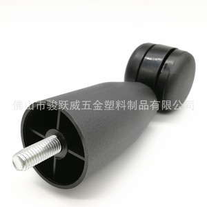 Furniture Leg 150mm Plastic Movable Bed Foot With Wheel For Bed Modern Design - Product Image 3