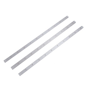 Shuguang Mặt Trời Logo 1M Thép Không Gỉ Thẳng Kim Loại Cai Trị 100Cm Sinh Viên Của Đo Băng - Product Image 2