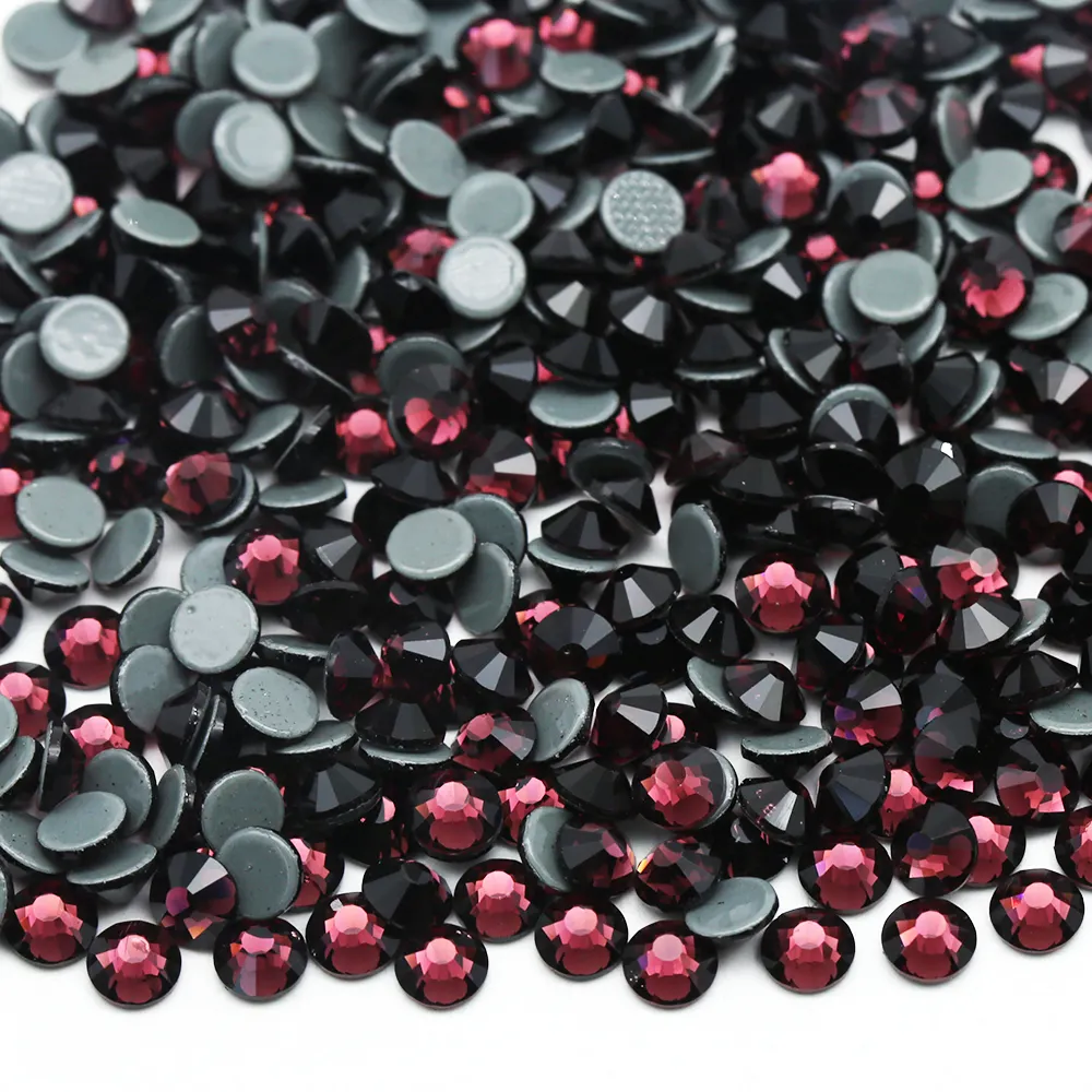 XULIN Resin Stones Beads 2mm 3mm 4mm 5mm 6mm Over 100 Color Tanzanite Color Hot Fix Flatback Glass Rhinestones