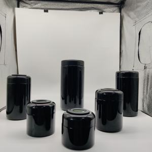 Couvercle d'hygromètre récipient de stockage de thermomètre de bocal en <span class=keywords><strong>verre</strong></span> violet anti-odeur pour fleur sèche - Product Image 5