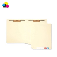 Respetuoso del medio ambiente 11pt Manila final pestañas 100 unids/caja reforzado recto pestañas Buff Manila Carpeta de archivo con sujetadores