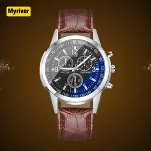 Myriver新款手表Eye-六针休闲男士石英表男女通用电子表