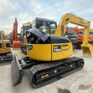 Excavadora Komatsu PC78US Usada, 7 Toneladas de Peso Operativo, Pocas Horas de Trabajo, Bien Mantenida, Motor PLC, Bomba Hidráulica, en Venta - Product Image 2