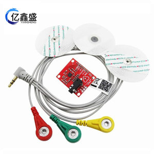 YIXINSHENG AD8232 โมดูลตรวจวัดอัตราการเต้นของหัวใจ ECG เซ็นเซอร์ตรวจจับชีพจรสำหรับบอร์ดพัฒนาอาร์ดูโน่ - Product Image 3