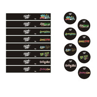 Nouvel autocollant Jungle Boys – Étiquette d'emballage pour pot en verre de 1 oz de concentré Jungle Boy Whole Melt