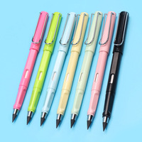 Crayon Magique Réutilisable en Plastique Souple à Forme Variable, Couleurs Macaron, Écriture Perpétuelle, Effaçable, pour Enfants