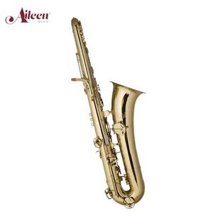 Produit chaud bB En Or laqué corps En Laiton Jaune <span class=keywords><strong>Saxophone</strong></span> Basse (BSP-M400G) - Product Image 1