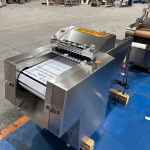 Machine à découper la <span class=keywords><strong>viande</strong></span> de chèvre, de poulet et de porc électrique automatique certifiée <span class=keywords><strong>Halal</strong></span> pour la restauration islamique et les boutiques de barbecue au mouton - Product Image 3