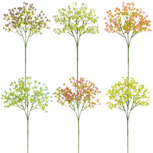 تنفس أبيض اصطناعي للطفل ضوء أخضر أصفر جذع تنفس الطفل زهار دي جيبسوفيلا برعم Babysbreath ممر سائب - Product Image 4