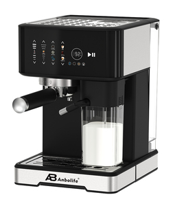 Máquina de <span class=keywords><strong>Espresso</strong></span> Anbolife de 20 Bares |   Termobloque de Calentamiento Rápido |   Control de Volumen para Medidor de Flujo |   Marco de Acero Inoxidable y Mango de PF - Product Image 1